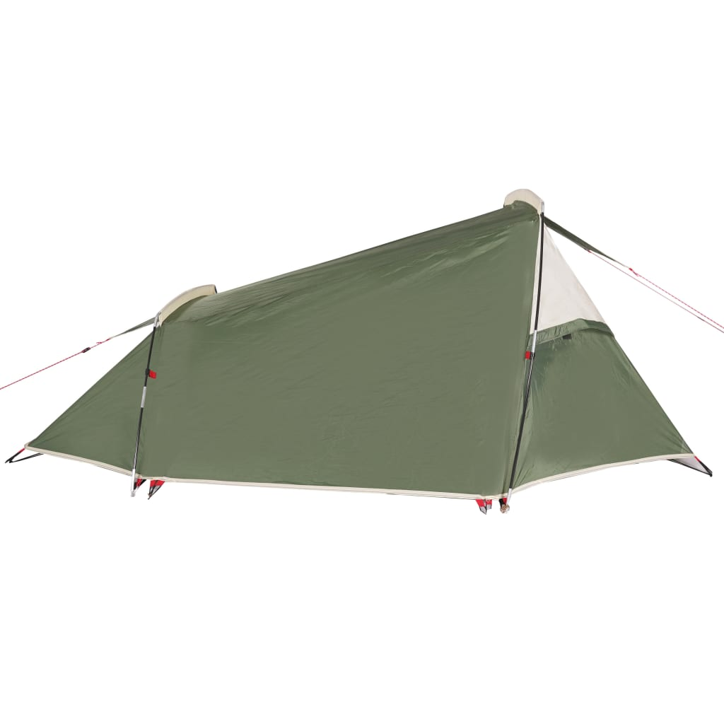 vidaXL Camping Tent Tunnel 2-Person - Green Waterproof - Best Price, Free Shipping 2 Man Tent Cosy Camping Co.   