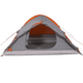 vidaXL Camping Tent Dome 2-Person Grey and Orange - Waterproof, Easy Assembly 2 Man Tent Cosy Camping Co.   