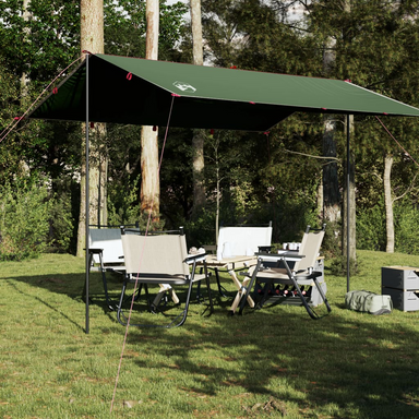 vidaXL Camping Tarp Green 360x294 cm - Waterproof, Wind Resistant, Multi-functional Tarp Cosy Camping Co. Green  