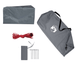 vidaXL Camping Tarp Grey and Orange 300x294 cm - Waterproof, Multi-functional, and Lightweight Tarp Cosy Camping Co.   