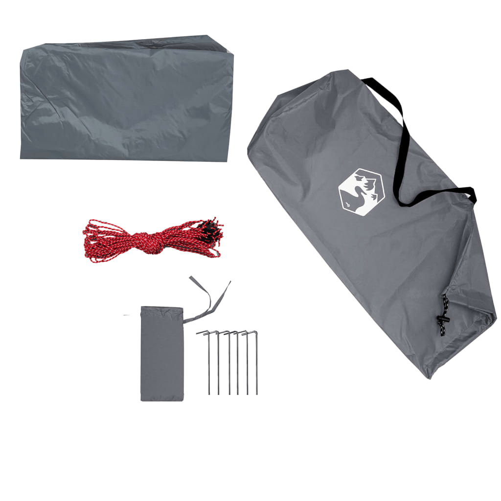 vidaXL Camping Tarp Grey and Orange 360x294 cm - Waterproof, Lightweight, and Versatile Tarp Cosy Camping Co.   