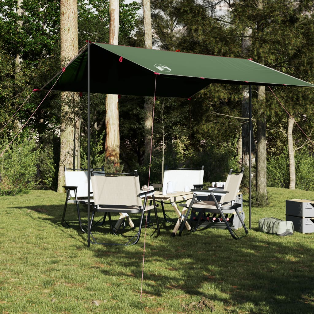 vidaXL Camping Tarp Green 300x294 cm - Waterproof, Lightweight & Versatile Tarp Cosy Camping Co. Green  