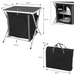 Redcliffs Folding Camping Cabinet Black - Practical and Convenient Outdoor Storage Tarp Cosy Camping Co.   