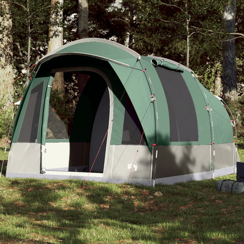 vidaXL Camping Tent Tunnel 3-Person Green Waterproof - Comfortable Shelter for Outdoor Adventures 3 Man Tent Cosy Camping Co. Green  