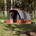 vidaXL Camping Tent Tunnel 3-Person Grey and Orange Waterproof 3 Man Tent Cosy Camping Co.   