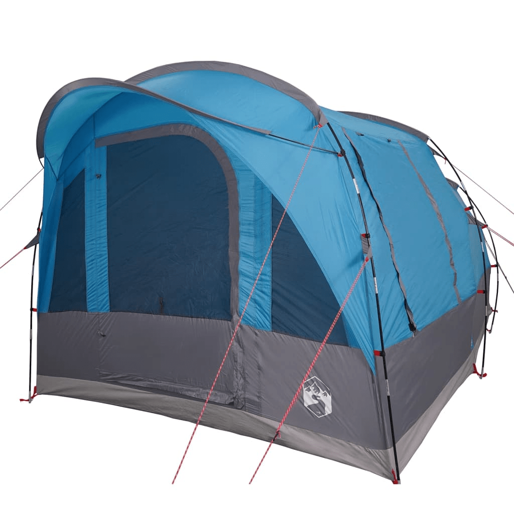 vidaXL Camping Tent Tunnel - 3-Person Blue Waterproof 3 Man Tent Cosy Camping Co.   