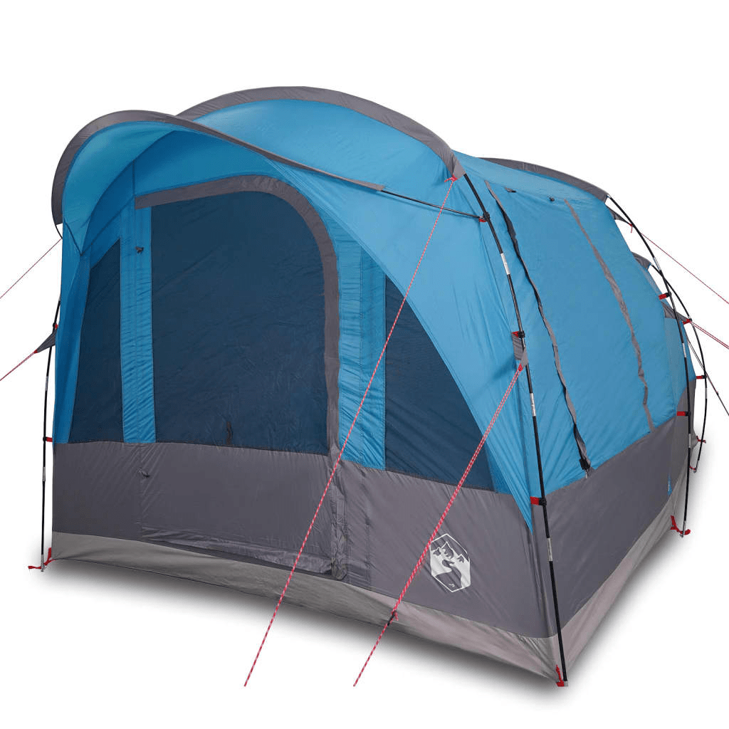 vidaXL Camping Tent Tunnel - 3-Person Blue Waterproof 3 Man Tent Cosy Camping Co.   