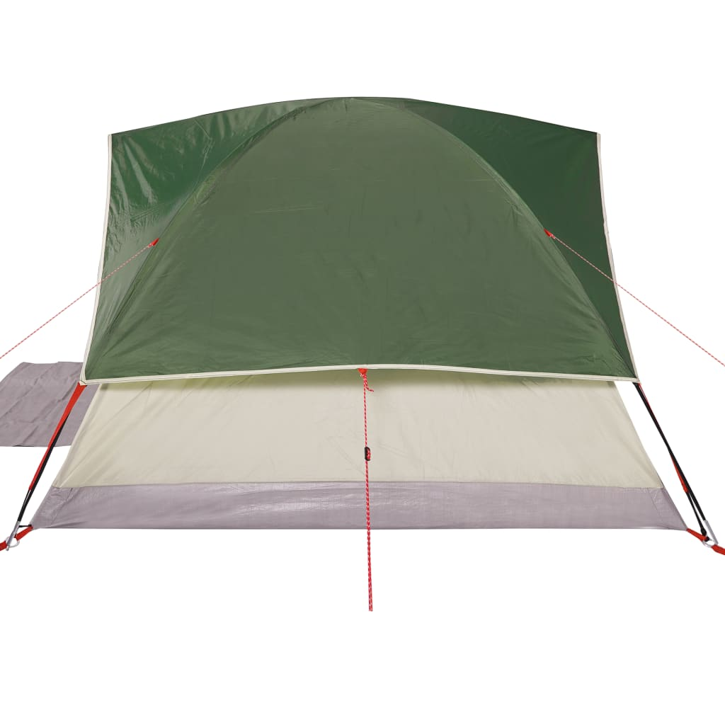 vidaXL Family Tent Dome 6-Person Green Waterproof - Comfortable & Weatherproof 6 Man Tent Cosy Camping Co.   