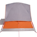 vidaXL Camping Tent Dome 4-Person Grey and Orange Waterproof 4 Man Tent Cosy Camping Co.   