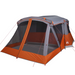 vidaXL Camping Tent with Porch - 4-Person Grey and Orange Waterproof 4 Man Tent Cosy Camping Co.   