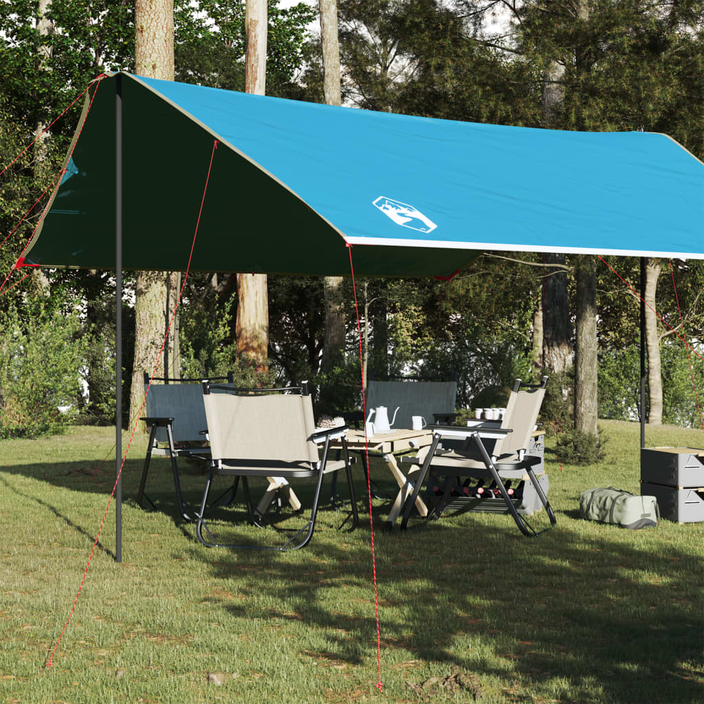 vidaXL Camping Tarp Blue 460x305x210 cm Waterproof - Multi-Functional & Portable Tarp Cosy Camping Co. Blue  