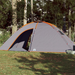 vidaXL Camping Tent 8-Person Grey and Orange Waterproof - Reliable Protection for Outdoor Adventures 8 Man Tent Cosy Camping Co. Orange  