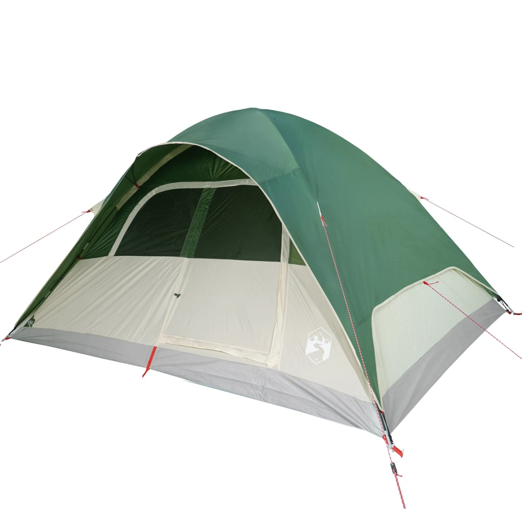 vidaXL Family Tent Dome 6-Person Green Waterproof - Spacious and Weather-Resistant Camping Tent 6 Man Tent Cosy Camping Co.   