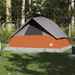 vidaXL Family Tent Dome 6-Person Grey and Orange Waterproof - Outdoor Camping Gear 6 Man Tent Cosy Camping Co.   