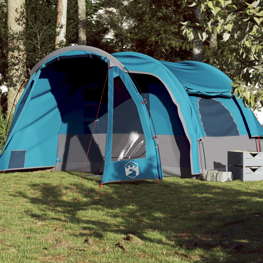 vidaXL Family Tent 6-Person Blue Waterproof - Spacious and Durable Camping Tent 6 Man Tent Cosy Camping Co. Blue  