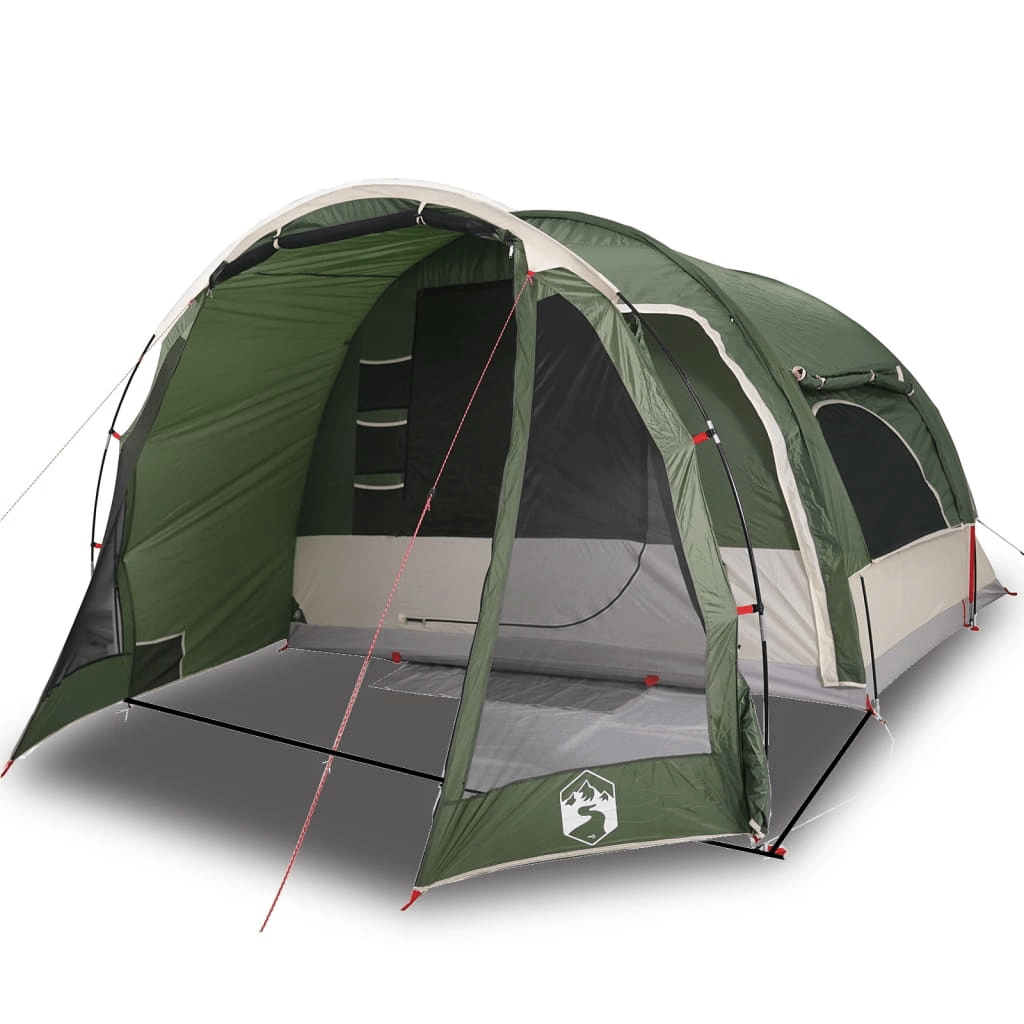 vidaXL Family Tent 6-Person Green Waterproof - Modern Design, Easy Setup, All-round Waterproof 6 Man Tent Cosy Camping Co.   