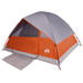 vidaXL Camping Tent Dome 3-Person - Grey and Orange Waterproof 3 Man Tent Cosy Camping Co.   
