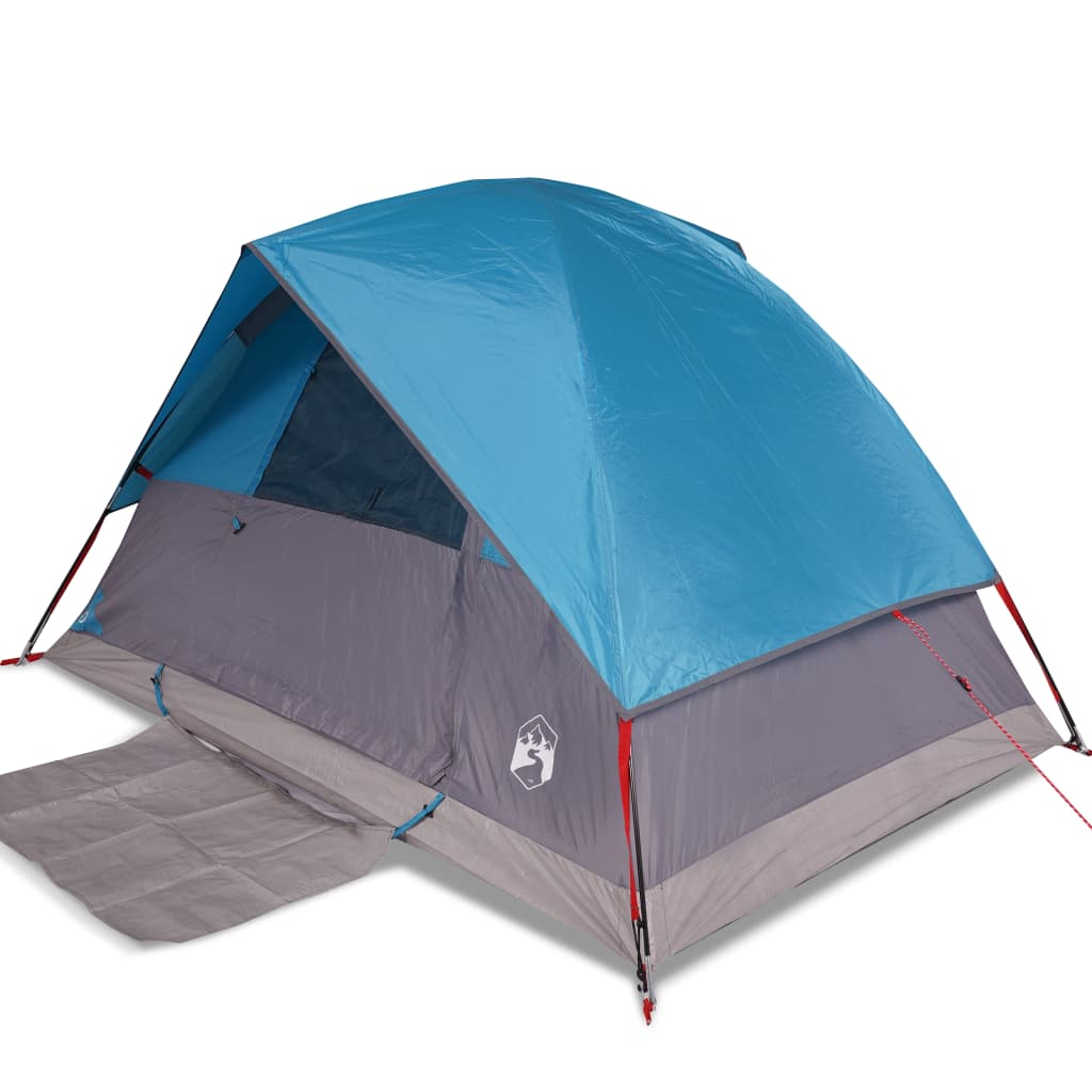 vidaXL Camping Tent Dome 2-Person Blue Waterproof - Stay Dry and Comfortable on Your Camping Adventures 2 Man Tent Cosy Camping Co.   