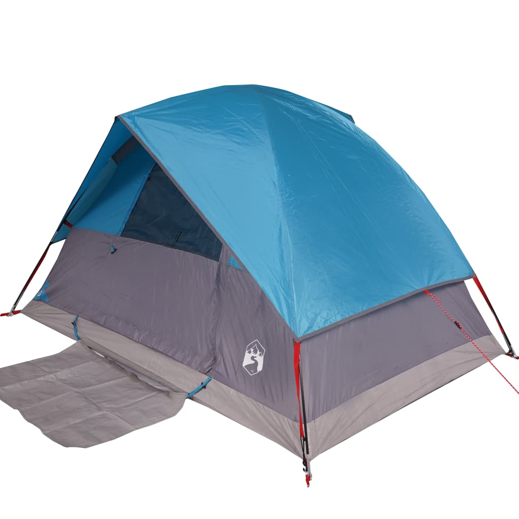 vidaXL Camping Tent Dome 2-Person Blue Waterproof - Stay Dry and Comfortable on Your Camping Adventures 2 Man Tent Cosy Camping Co.   