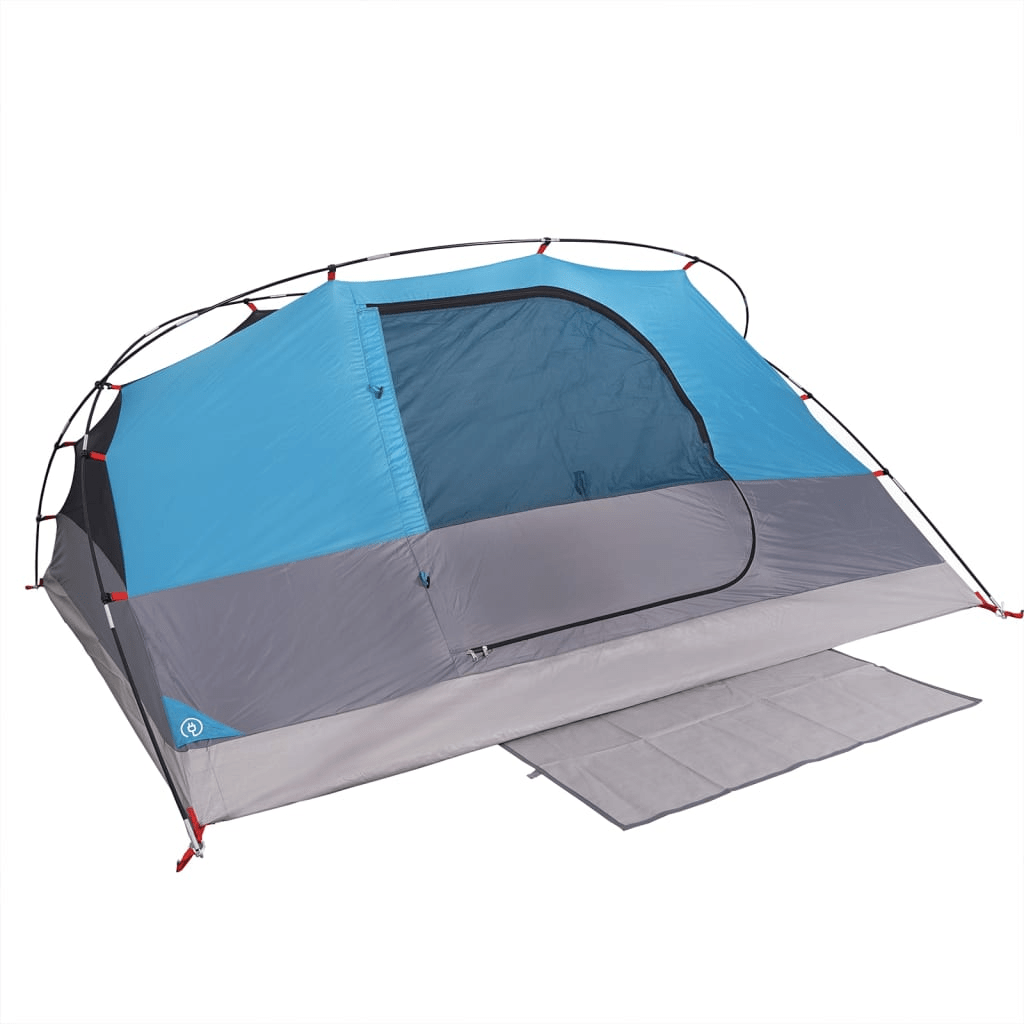 vidaXL Camping Tent Dome 4-Person Blue Waterproof - Perfect for Outdoor Adventures 4 Man Tent Cosy Camping Co.   