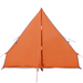 vidaXL Camping Tent A-Frame 2-Person - Grey and Orange Waterproof 2 Man Tent Cosy Camping Co.   