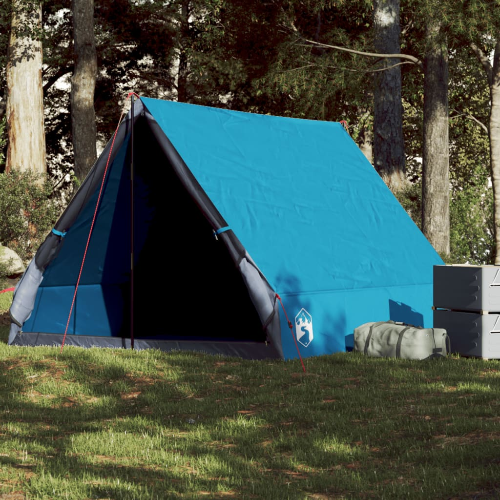 vidaXL Camping Tent A-Frame 2-Person Blue Waterproof - Lightweight & Easy Setup | Experience Outdoor Camping Like Never Before 2 Man Tent Cosy Camping Co. Blue  
