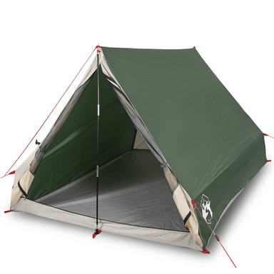 vidaXL Camping Tent A-Frame 2-Person Green Waterproof - Stay Dry and Comfortable on Your Outdoor Adventures 2 Man Tent Cosy Camping Co.   