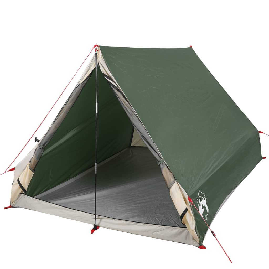 vidaXL Camping Tent A-Frame 2-Person Green Waterproof - Stay Dry and Comfortable on Your Outdoor Adventures 2 Man Tent Cosy Camping Co.   
