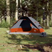 vidaXL Family Tent Dome 6-Person Grey and Orange Waterproof - Spacious and Weather-Resistant Camping Tent 6 Man Tent Cosy Camping Co.   
