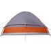 vidaXL Family Tent Dome 6-Person Grey and Orange Waterproof - Spacious and Weather-Resistant Camping Tent 6 Man Tent Cosy Camping Co.   