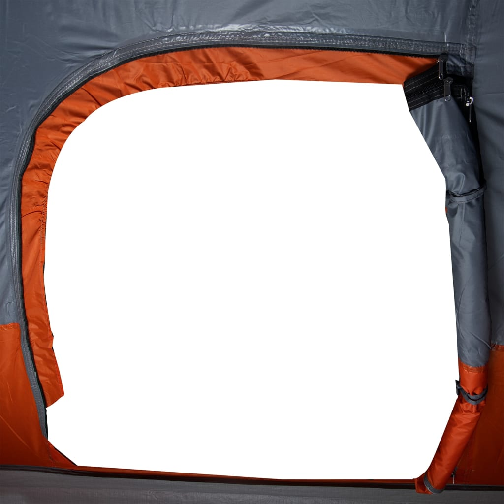 vidaXL Family Tent Dome 6-Person Grey and Orange Waterproof - Spacious and Weather-Resistant Camping Tent 6 Man Tent Cosy Camping Co.   