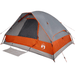 Shop the vidaXL Camping Tent Dome 4-Person Grey and Orange Waterproof - Best Price Guaranteed 4 Man Tent Cosy Camping Co.   