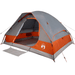 Shop the vidaXL Camping Tent Dome 4-Person Grey and Orange Waterproof - Best Price Guaranteed 4 Man Tent Cosy Camping Co.   