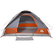 Shop the vidaXL Camping Tent Dome 4-Person Grey and Orange Waterproof - Best Price Guaranteed 4 Man Tent Cosy Camping Co.   