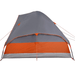 Shop the vidaXL Camping Tent Dome 4-Person Grey and Orange Waterproof - Best Price Guaranteed 4 Man Tent Cosy Camping Co.   