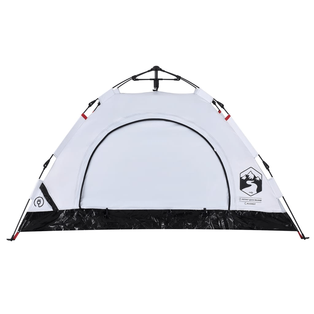 vidaXL Camping Tent 2-Person White Blackout Fabric Quick Release - Stay Comfortable and Dry on Your Adventures 2 Man Tent Cosy Camping Co.   