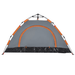 vidaXL Camping Tent 2-Person Grey and Orange Quick Release 2 Man Tent Cosy Camping Co.   