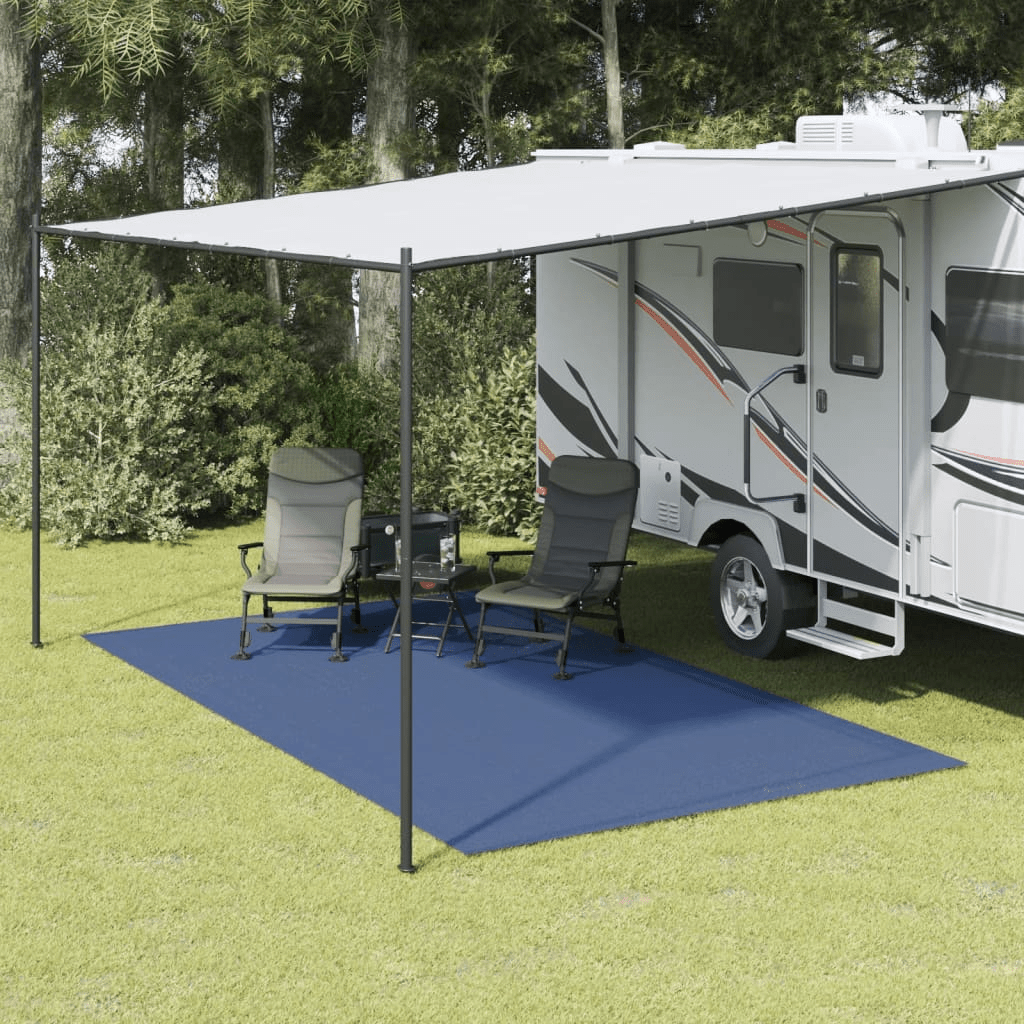 vidaXL Camping Floor Mat Blue 4.5x2.5 m - Durable, Portable, and Versatile Camping Floor Mat Cosy Camping Co.   