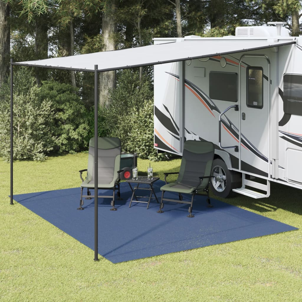 vidaXL Camping Floor Mat Blue 4x3 m - Durable, Practical, and Versatile Camping Floor Mat Cosy Camping Co.   