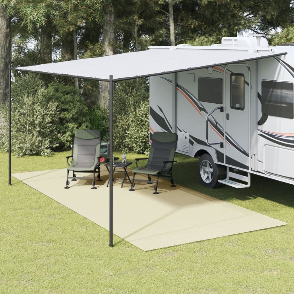 vidaXL Camping Floor Mat Cream 5.5x2.5 m - Durable and Versatile Camping Floor Mat Cosy Camping Co.   