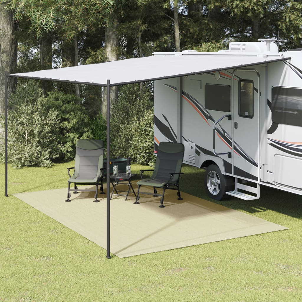 vidaXL Camping Floor Mat Cream 6x3 m - Durable, Practical, and Multi-Purpose Camping Floor Mat Cosy Camping Co.   