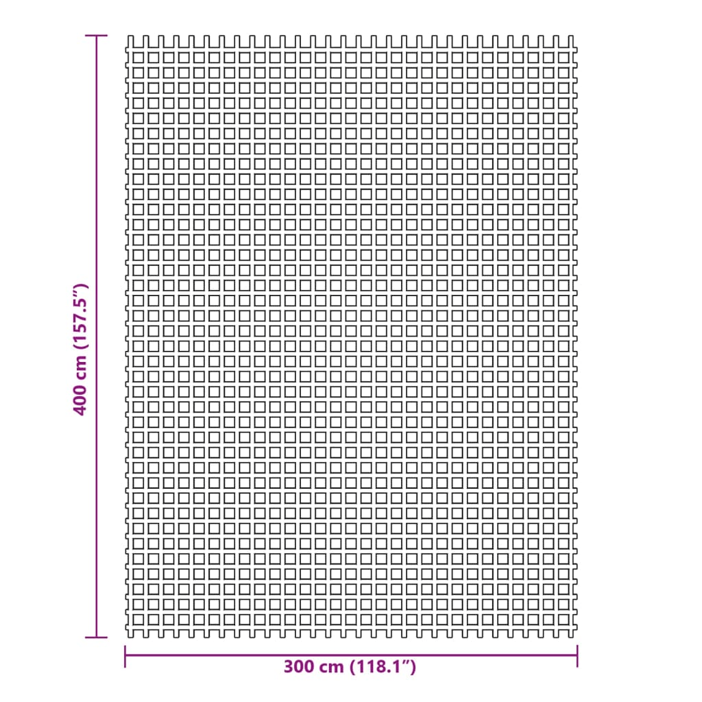 vidaXL Camping Floor Mat Anthracite 4x3m - Durable, Versatile, and Easy to Use for Camping and Traveling Camping Floor Mat Cosy Camping Co.   
