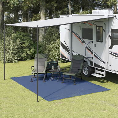 vidaXL Camping Floor Mat Blue 3.5x2.5 m - Durable, Skid-Resistant, and Multipurpose Camping Floor Mat Cosy Camping Co.   