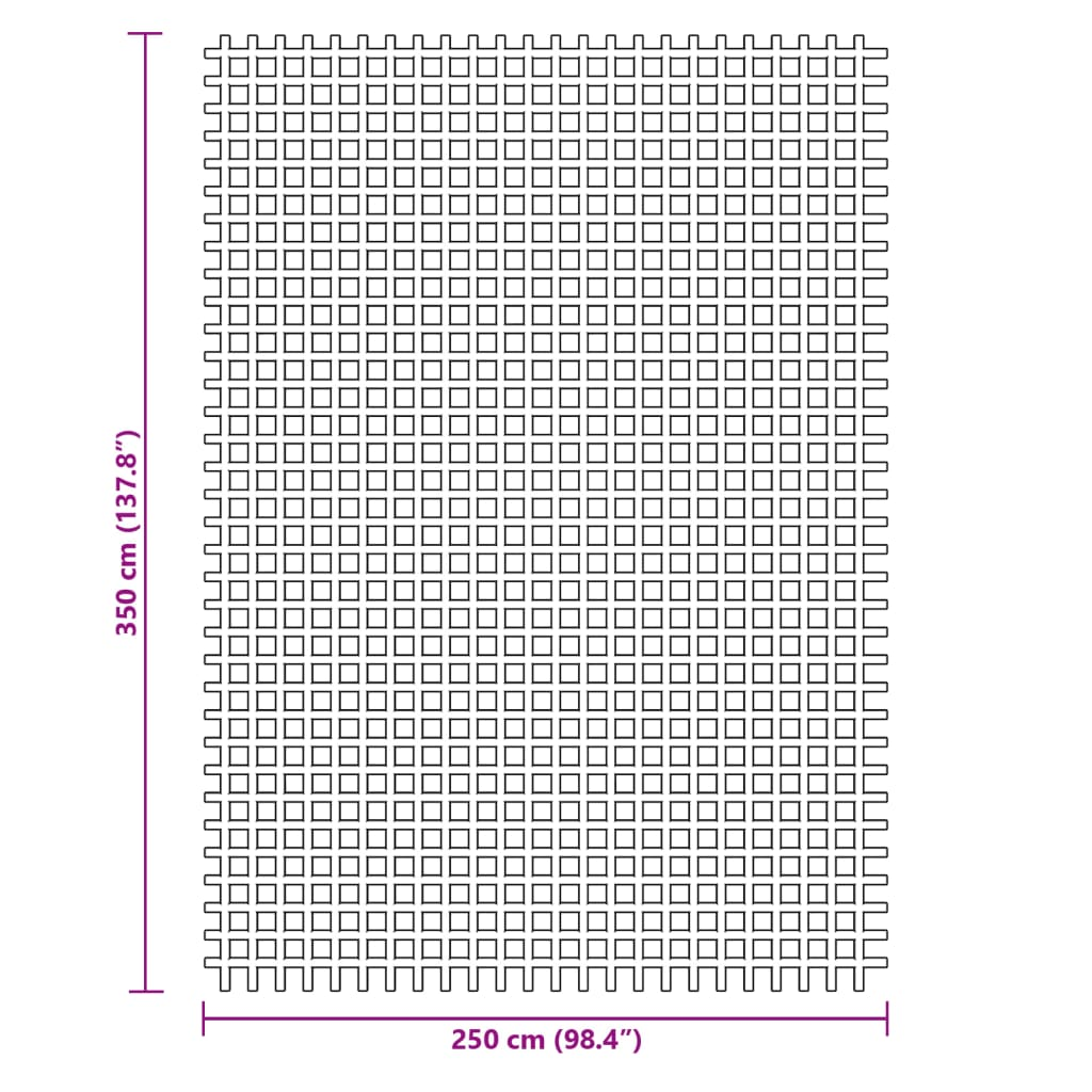 vidaXL Camping Floor Mat Anthracite 3.5x2.5 m - Durable and Practical Camping Floor Mat Cosy Camping Co.   