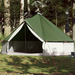 vidaXL Family Tent Tipi 12-Person Green Waterproof | Outdoor Camping 12 Man Tent Cosy Camping Co. Green  