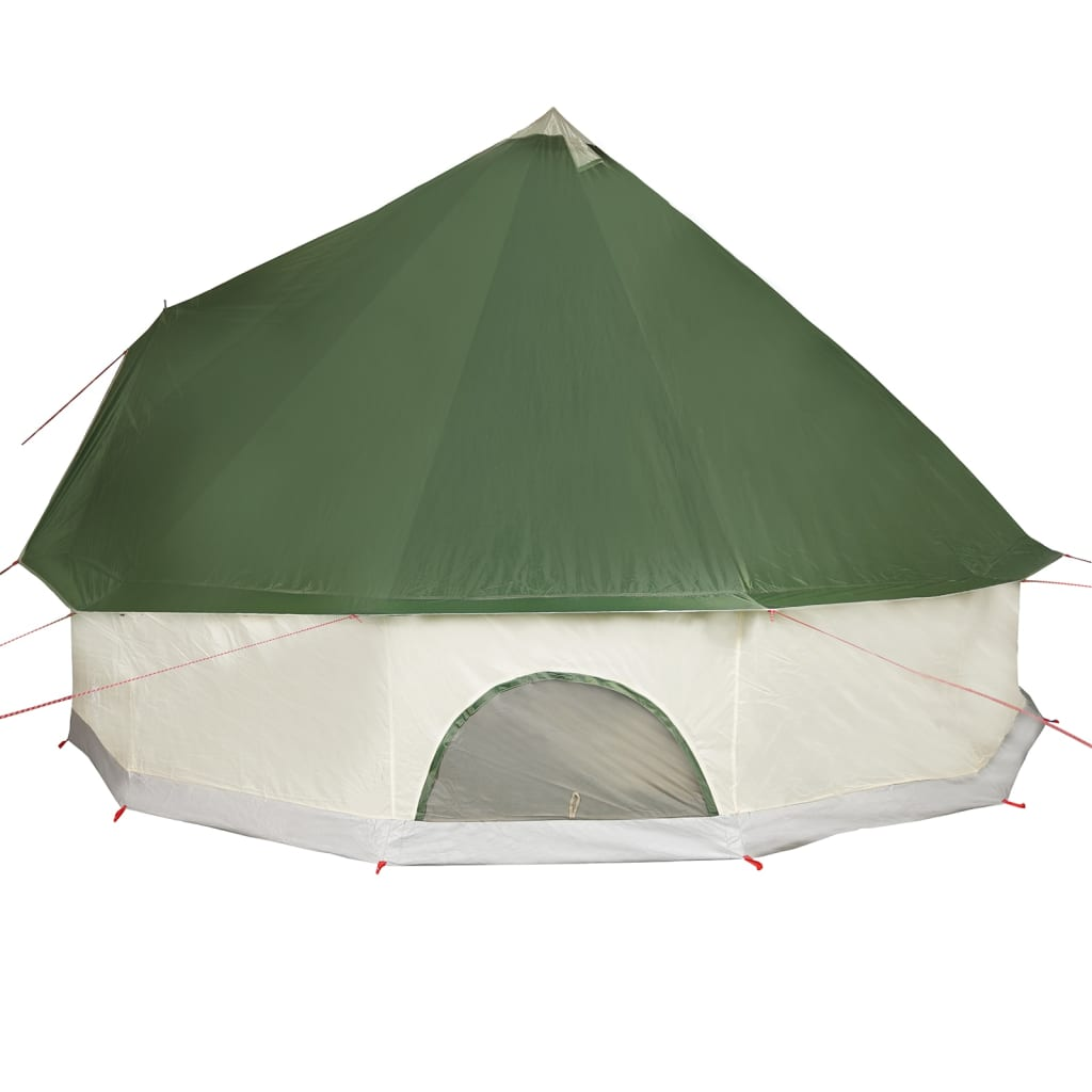 vidaXL Family Tent Tipi 12-Person Green Waterproof | Outdoor Camping 12 Man Tent Cosy Camping Co.   