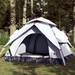 vidaXL Camping Tent Dome 3-Person - White Blackout Fabric, Quick Release 3 Man Tent Cosy Camping Co. White  