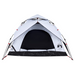 vidaXL Camping Tent Dome 3-Person - White Blackout Fabric, Quick Release 3 Man Tent Cosy Camping Co.   