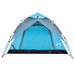 vidaXL Camping Tent Dome 4-Person Blue Quick Release - Waterproof & Easy Setup 4 Man Tent Cosy Camping Co.   