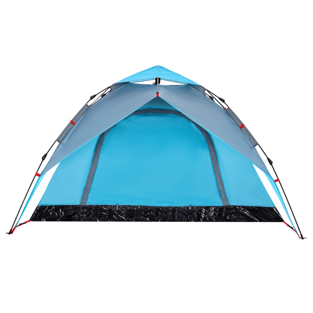 vidaXL Camping Tent Dome 4-Person Blue Quick Release - Waterproof & Easy Setup 4 Man Tent Cosy Camping Co.   